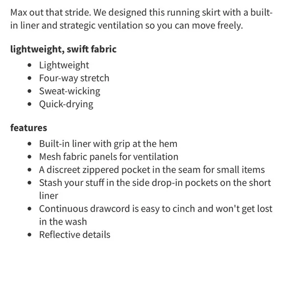 Lululemon Hotty Hot High-Rise Skirt Black - Picture 12 of 12